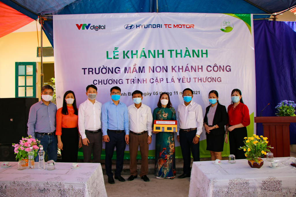 LIÊN DOANH Ô TÔ HYUNDAI THÀNH CÔNG VIỆT NAM KHÁNH THÀNH ĐIỂM TRƯỜNG MẦM NON TẠI NINH BÌNH
